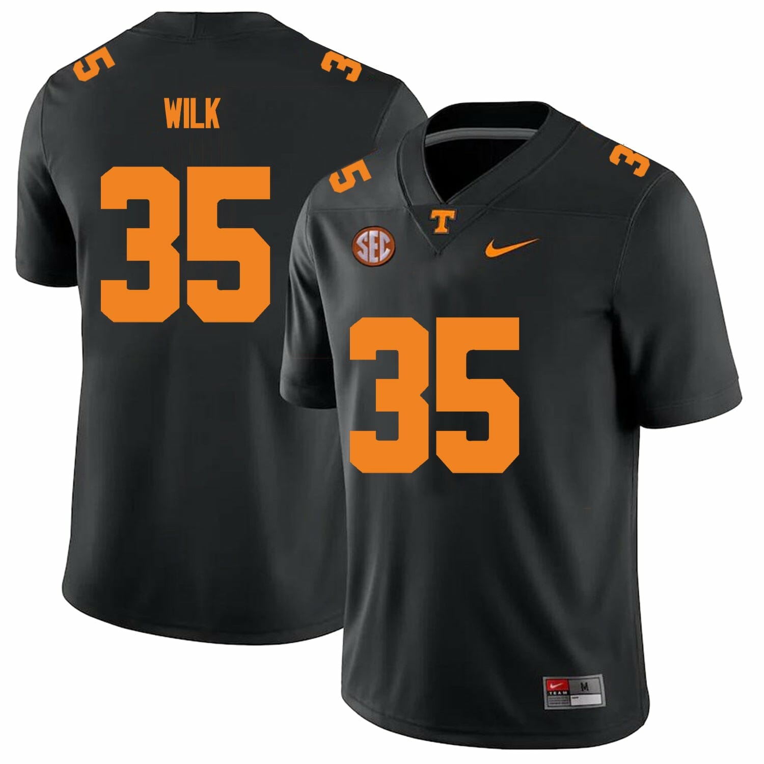 Tennessee Volunteers #35 Patrick Wilk Jersey College Football New Black 1 Tennessee Volunteers #35 Patrick Wilk Jersey College Football New Black