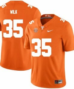 Tennessee Volunteers #35 Patrick Wilk Jersey College Football New Orange