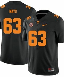 Tennessee Volunteers #63 Cooper Mays Jersey College Football New Black