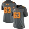 Tennessee Volunteers #63 Cooper Mays Jersey College Football New Gray