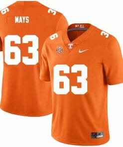 Tennessee Volunteers #63 Cooper Mays Jersey College Football New Orange