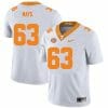 Tennessee Volunteers #63 Cooper Mays Jersey College Football New White