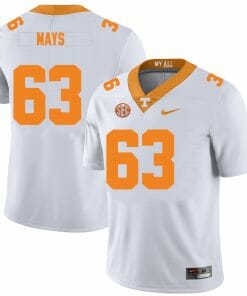 Tennessee Volunteers #63 Cooper Mays Jersey College Football New White