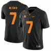 Tennessee Volunteers #7 Joe Milton III Jersey College Football Black