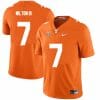 Tennessee Volunteers #7 Joe Milton III Jersey College Football Orange