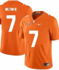 Tennessee Volunteers #7 Joe Milton III Jersey College Football Orange