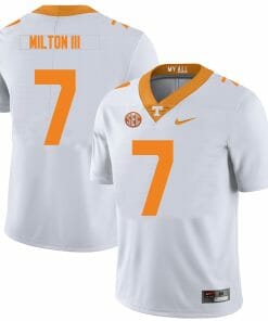 Tennessee Volunteers #7 Joe Milton III Jersey College Football White