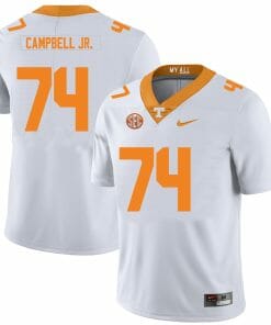 Tennessee Volunteers #74 John Campbell Jr Jersey College Football New White