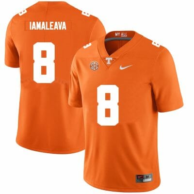 Tennessee Volunteers #8 Nico lamaLeava Jersey College Football Orange 10 Tennessee Volunteers #8 Nico Lamaleava Jersey College Football Orange