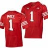 Texas Tech Red Raiders Myles Price Jersey #1 College Football Throwback Stitched Red 6 Texas Tech Red Raiders Myles Price Jersey #1 College Football Throwback Stitched Red