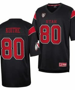 Utah Utes #80 Brant Kuithe Jersey Throwback College Football Black