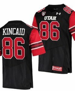 Utah Utes #86 Dalton Kincaid Jersey College Football Black