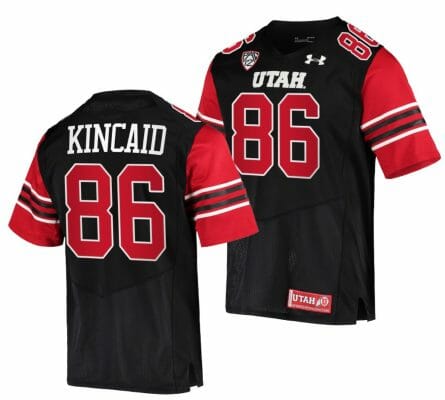 Utah Utes #86 Dalton Kincaid Jersey College Football Black