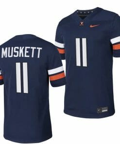 Virginia Cavaliers Tony Muskett Jersey #11 College NIL Football Game 2023 Navy