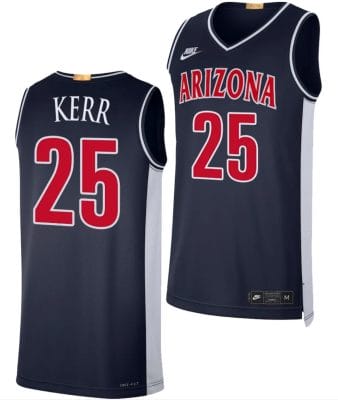 Arizona Wildcats Steve Kerr Jersey #25 Limited Retro Basketball 2023-24 Navy