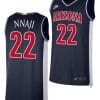 Arizona Wildcats Zeke Nnaji Jersey #22 Limited Retro Basketball 2023-24 Navy 2 Arizona Wildcats Zeke Nnaji Jersey #22 Limited Retro Basketball 2023-24 Navy