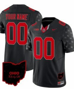 Custom Ohio State Buckeyes Jersey Name and Number College Football Stitched Alternate Black Limited