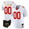 Custom Ohio State Buckeyes Jersey Name and Number College Football Stitched Alternate White Gold Trim