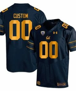 Custom California Golden Bears Jersey Name and Number College Football 2023 Stitched Navy