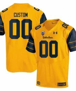 Custom California Golden Bears Jersey Name and Number College Football 2023 Stitched Gold