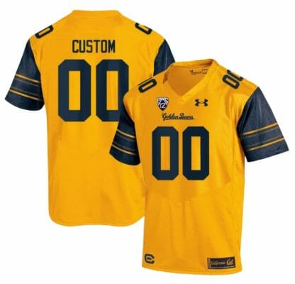 Custom California Golden Bears Jersey Name and Number College Football 2023 Stitched Gold 10 Custom California Golden Bears Jersey Name and Number College Football 2023 Stitched Gold