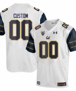 Custom California Golden Bears Jersey Name and Number College Football 2023 Stitched White