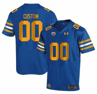 Custom California Golden Bears Jersey Name and Number College Football 2023 Stitched Royal 10 Custom California Golden Bears Jersey Name and Number College Football 2023 Stitched Royal