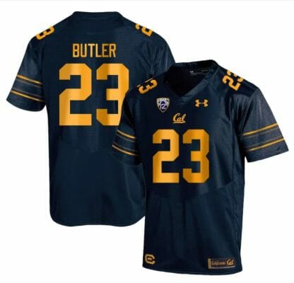 Cal Bears Dejuan Butler Jersey #23 College Football 2023 Stitched Navy