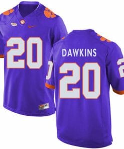 Clemson Tigers Brian Dawkins Jersey #20 College Football Purple