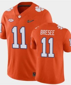 Clemson Tigers Bryan Bresee Jersey #1 College Football Orange