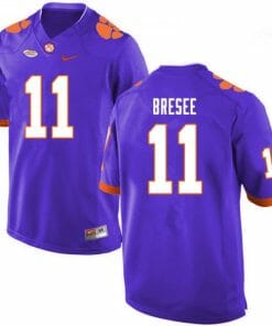 Clemson Tigers Bryan Bresee Jersey #1 College Football Purple