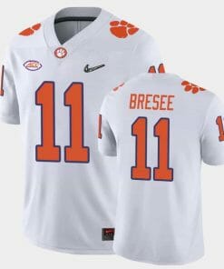 Clemson Tigers Bryan Bresee Jersey #1 College Football White