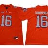 Clemson Tigers Trevor Lawrence Jersey #16 College Football Orange