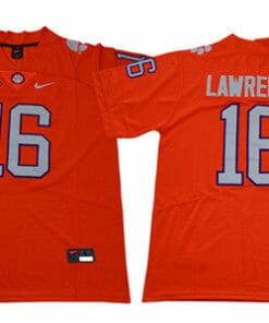 Clemson Tigers Trevor Lawrence Jersey #16 College Football Orange