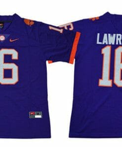 Clemson Tigers Trevor Lawrence Jersey #16 College Football Purple