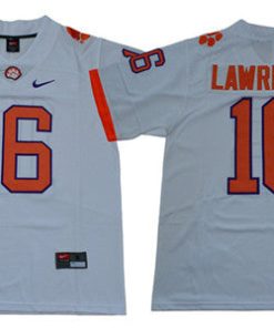 Clemson Tigers Trevor Lawrence Jersey #16 College Football White