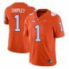 Clemson Tigers Will Shipley Jersey #1 College Football Orange