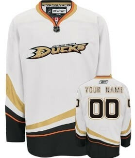 Custom Anaheim Ducks Jersey Name And Number White 8 Custom Anaheim Ducks Jersey Name And Number White