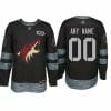 Custom Arizona Coyotes Jersey Name And Number 1917-2017 Black 100th Anniversary NHL 5 Custom Arizona Coyotes Jersey Name And Number 1917-2017 Black 100th Anniversary NHL