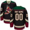 Custom Arizona Coyotes Jersey Name And Number CCM Vintage Black Hockey 5 Custom Arizona Coyotes Jersey Name And Number CCM Vintage Black Hockey