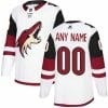 Custom Arizona Coyotes Jersey Name And Number White NHL