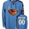 Custom Atlanta Thrashers Jersey Name And Number Blue 5 Custom Atlanta Thrashers Jersey Name And Number Blue