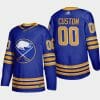 Custom Buffalo Sabres Jersey Name And Number 2020-2 Royal Blue Home Player NHL