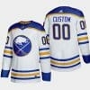 Custom Buffalo Sabres Jersey Name And Number 2020-21 White Away Player NHL