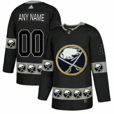 Custom Buffalo Sabres Jersey Name And Number Black Team Logos Fashion 8 Custom Buffalo Sabres Jersey Name And Number Black Team Logos Fashion