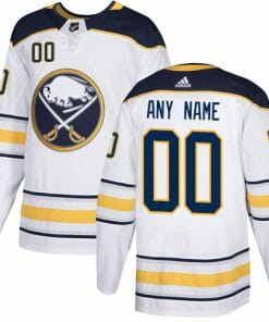 Custom Buffalo Sabres Jersey Name And Number White NHL