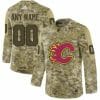 Custom Calgary Flames Jersey Name And Number Camo
