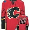 Custom Calgary Flames Jersey Name And Number Red 4 Custom Calgary Flames Jersey Name And Number Red