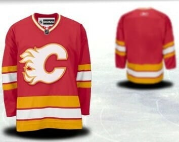 Custom Calgary Flames Jersey Name And Number Red Third 8 Custom Calgary Flames Jersey Name And Number Red Third