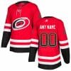 Custom Carolina Hurricanes Jersey Name And Number Red Drift Fashion